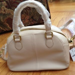 J crew leather satchel